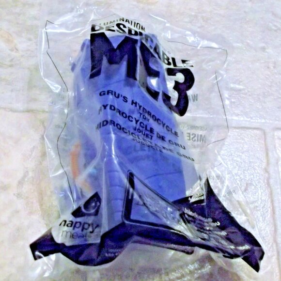 2/$30 MCDONALD'S Minions Despicable Me 3 Gru's Hydrocycle Collectible 2017 NIP - Picture 1 of 3